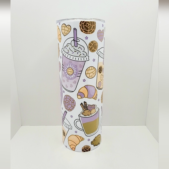 20oz Insulated Tumbler, Cafecito y Chisme, Spanish, Cute - Picture 8 of 8